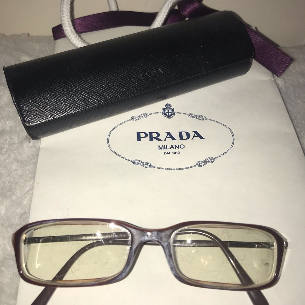 Authentic Prada Prescription Eyeglasses with case